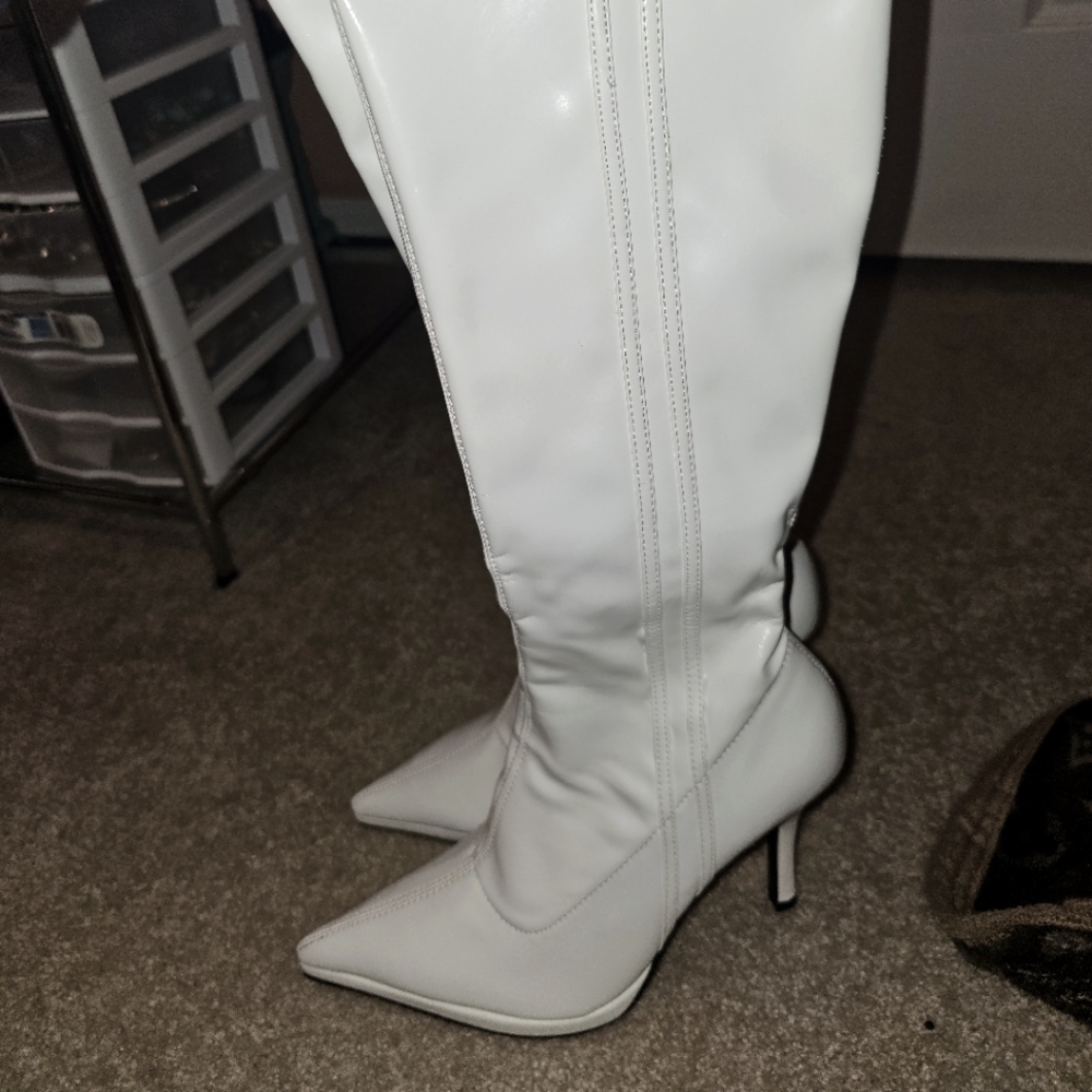 White boots